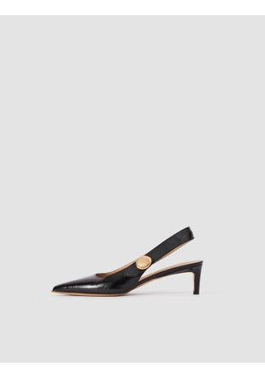 Cleo Patent Leather Slingbacks - 36