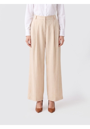IRO Hayda High-Waisted Wide-Leg Tailored Linen-Blend Trousers