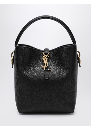 SAINT LAURENT Le 37 Bucket Bag in Grained Leather with YSL Monogram