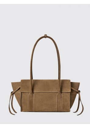 MULBERRY Small Bayswater Shoulder Bag in Leather and Suede with Double Handle
