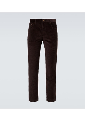 Burberry Cotton corduroy slim pants