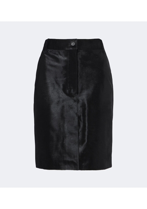 Loulou de Saison Debi calf hair miniskirt