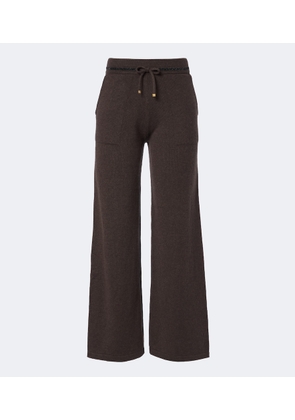 Eleventy Knitted cashmere wide-leg pants