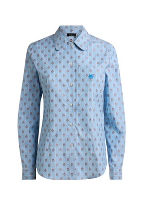 Etro Fitted Cotton Shirt - Moda Operandi