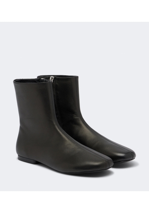 Souliers Martinez Molli leather ankle boots