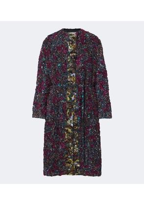 Dries Van Noten Embellished embroidered coat