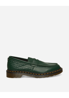 Wasted Youth Penton Leather Loafers Green