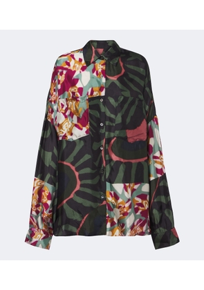 Dries Van Noten Printed twill shirt