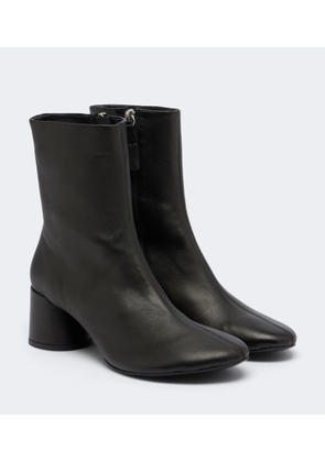 Souliers Martinez Flavia leather ankle boots