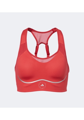 Adidas by Stella McCartney Logo padded jersey sports bra