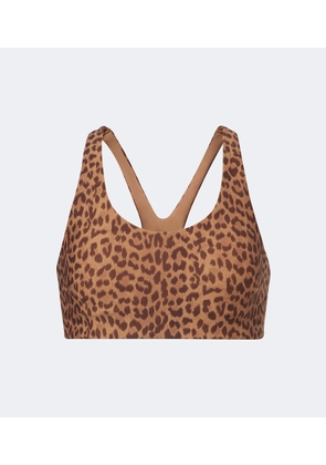 The Upside Javan Jade leopard-print sports bra