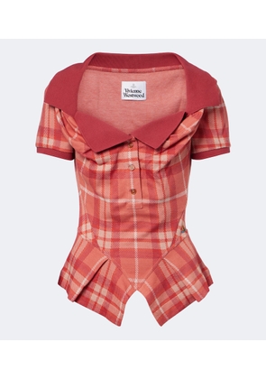 Vivienne Westwood Monday tartan cotton top