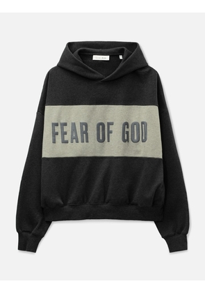 Cropped Relaxed Panelled Hoodie