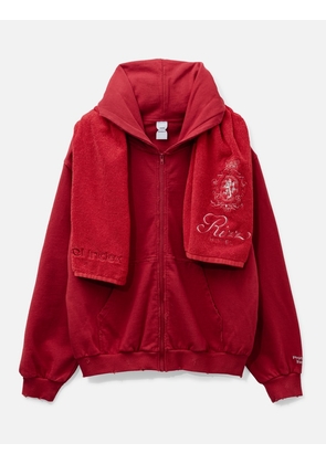 Terry Towel Zip Hoodie