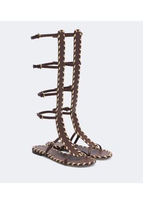Gianvito Rossi Zaira leather gladiator sandals