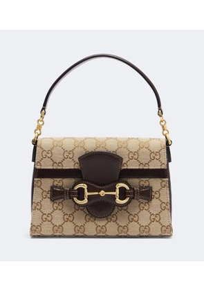 Gucci Horsebit Small GG canvas top-handle bag