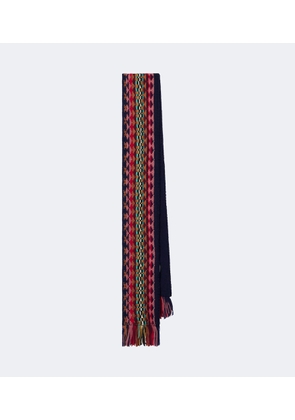 Dries Van Noten Wool jacquard scarf