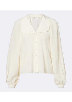 Frame Gala silk georgette blouse
