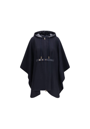 Moncler Blue Wool Oves Aries Scarf