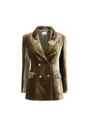 P.A.R.O.S.H. Brown Viscose Blazer - M