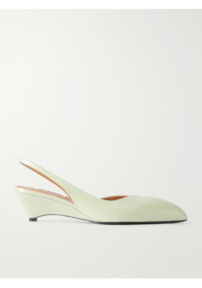 Jil Sander - Arc Patent Leather Sandals - Green - IT36,IT37,IT37.5,IT38,IT38.5,IT39,IT39.5,IT40,IT40.5,IT41