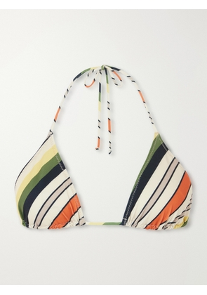 Jean Paul Gaultier - Retro Stripe Bikini Top - Green - xx small,x small,small,medium,large,x large