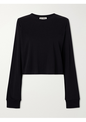 ÉTERNE - Cotton And Modal-blend Jersey T-shirt - Black - x small,small,medium,large,x large
