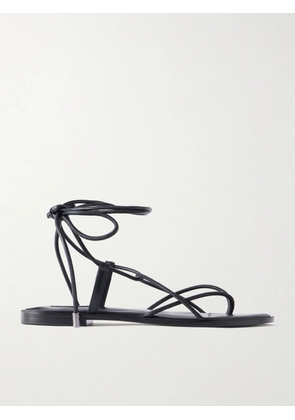 A Emery - Odine Wrap Leather Sandals - Black - IT35,IT36,IT37,IT38,IT39,IT40,IT41,IT42