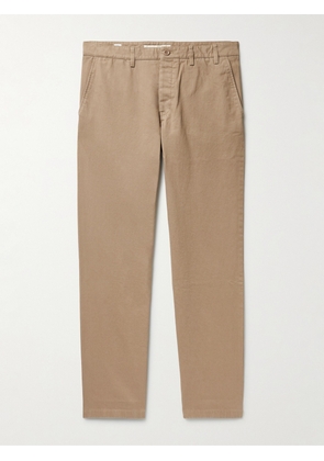 NORSE PROJECTS - Aros Heavy Straight-Leg Organic Cotton Trousers - Men - Neutrals - UK/US 28