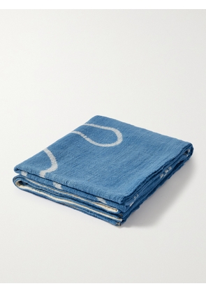11.11/ELEVEN ELEVEN - Mud-Resist Indigo-Dyed Organic Cotton Beach Towel - Men - Blue