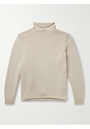 J.CREW - Cotton Rollneck Sweater - Men - Neutrals - XS