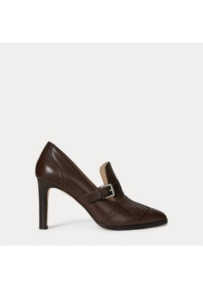 Colleen Perforated Calfskin Kiltie Pump