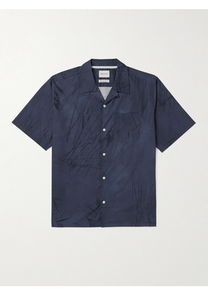 NORSE PROJECTS - Carsten Convertible-Collar Printed Cotton-Poplin Shirt - Men - Blue - XS