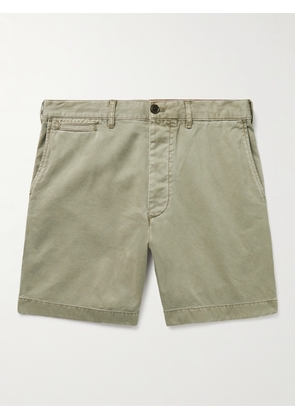 ALEX MILL - Straight-Leg Cotton-Twill Shorts - Men - Green - UK/US 28