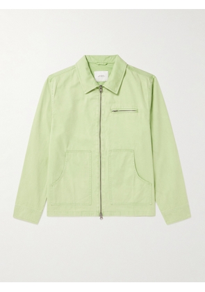 SATURDAYS NYC - Flores Sunbaked Cotton-Twill Shirt Jacket - Men - Green - S