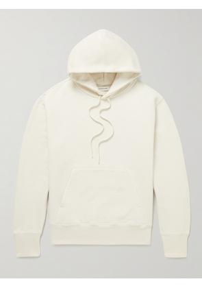 APPLIED ART FORMS - NM2-1 Logo-Embroidered Cotton-Jersey Hoodie - Men - Neutrals - S