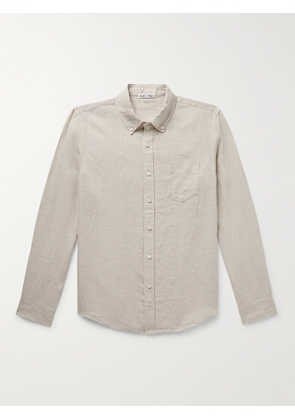 ALEX MILL - Mill Button-Down Collar Linen Shirt - Men - Neutrals - XS