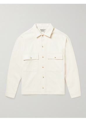 MERELY MADE - Linen and Cotton-Blend Canvas Jacket - Men - White - 1