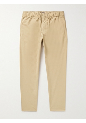 CLUB MONACO - Slim-Fit Cotton-Blend Trousers - Men - Neutrals - XS