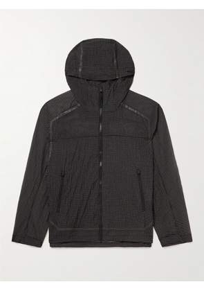 NORSE PROJECTS ARKTISK - Checked Ripstop Hooded Jacket - Men - Black - S