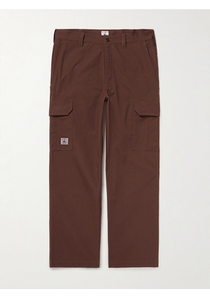 RANDY'S GARMENTS - Straight-Leg Cotton-Ripstop Cargo Trousers - Men - Brown - UK/US 30