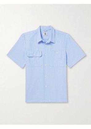 RANDY'S GARMENTS - Cotton-Blend Oxford Shirt - Men - Blue - S
