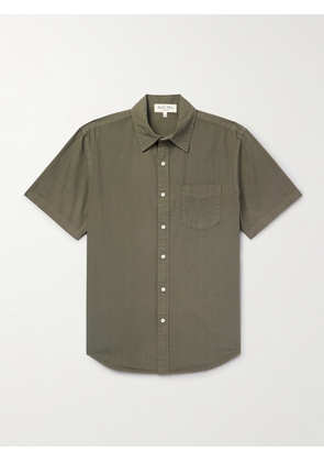 ALEX MILL - Mill Cotton-Poplin Shirt - Men - Green - XS
