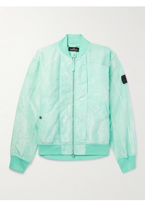 STONE ISLAND SHADOW PROJECT - Logo-Appliquéd Cotton-Blend Ripstop Bomber Jacket - Men - Green - S