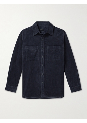 CLUB MONACO - Cotton-Corduroy Shirt - Men - Blue - XS