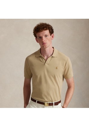 Custom Slim Fit Stretch Mesh Polo Shirt