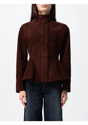 ALAÏA Jacket Woman color Cocoa