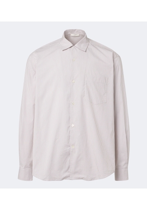 The Row Vanja striped cotton shirt