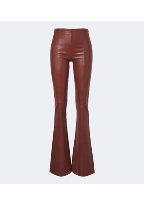Stouls Gege leather flared pants