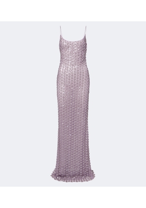 The New Arrivals Ilkyaz Ozel Sequined tulle gown